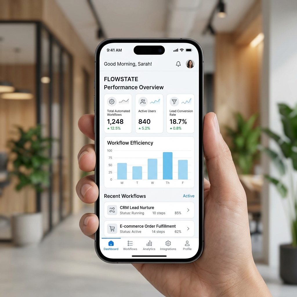 SaaS Mobile Analytics App